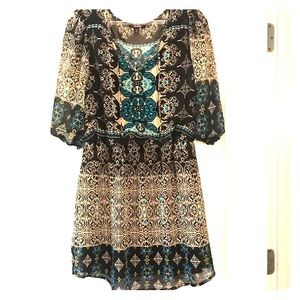 Hinged waist lined dress